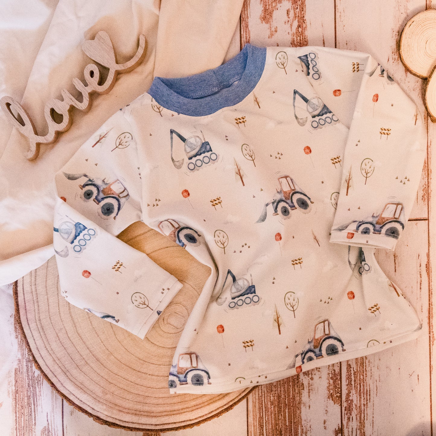Langarmshirt „Byggare“