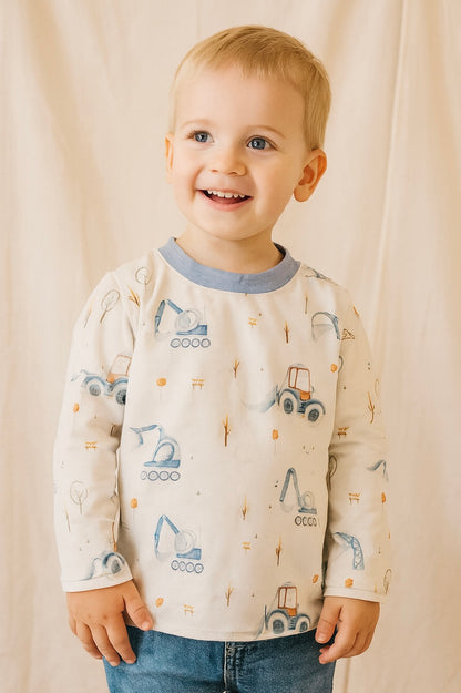 Langarmshirt „Byggare“